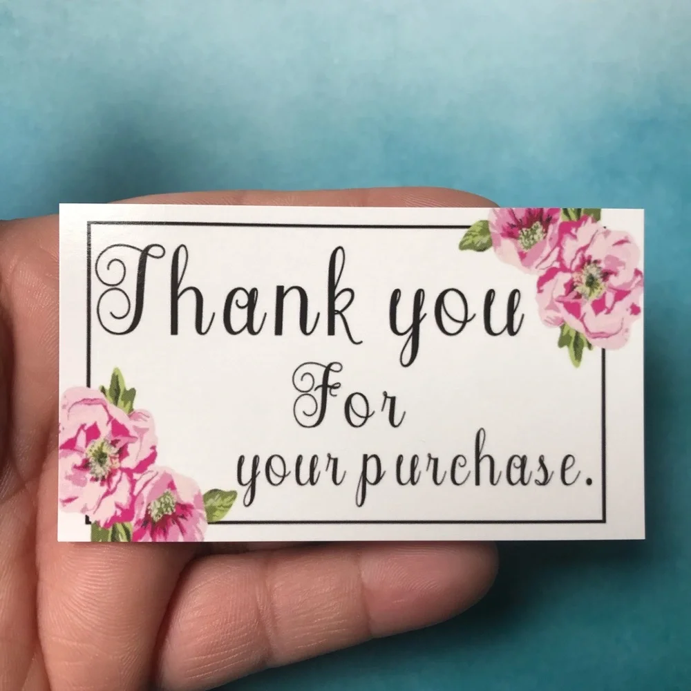 4x$20 // 30 mixed thank you cards size 3.5”x2.